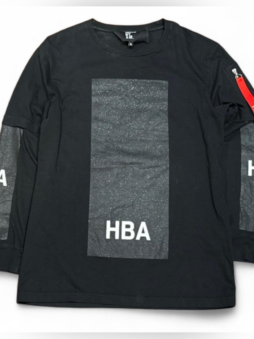 Hood by Air HBA Sparkle Double Layered Longsleeve Shirt